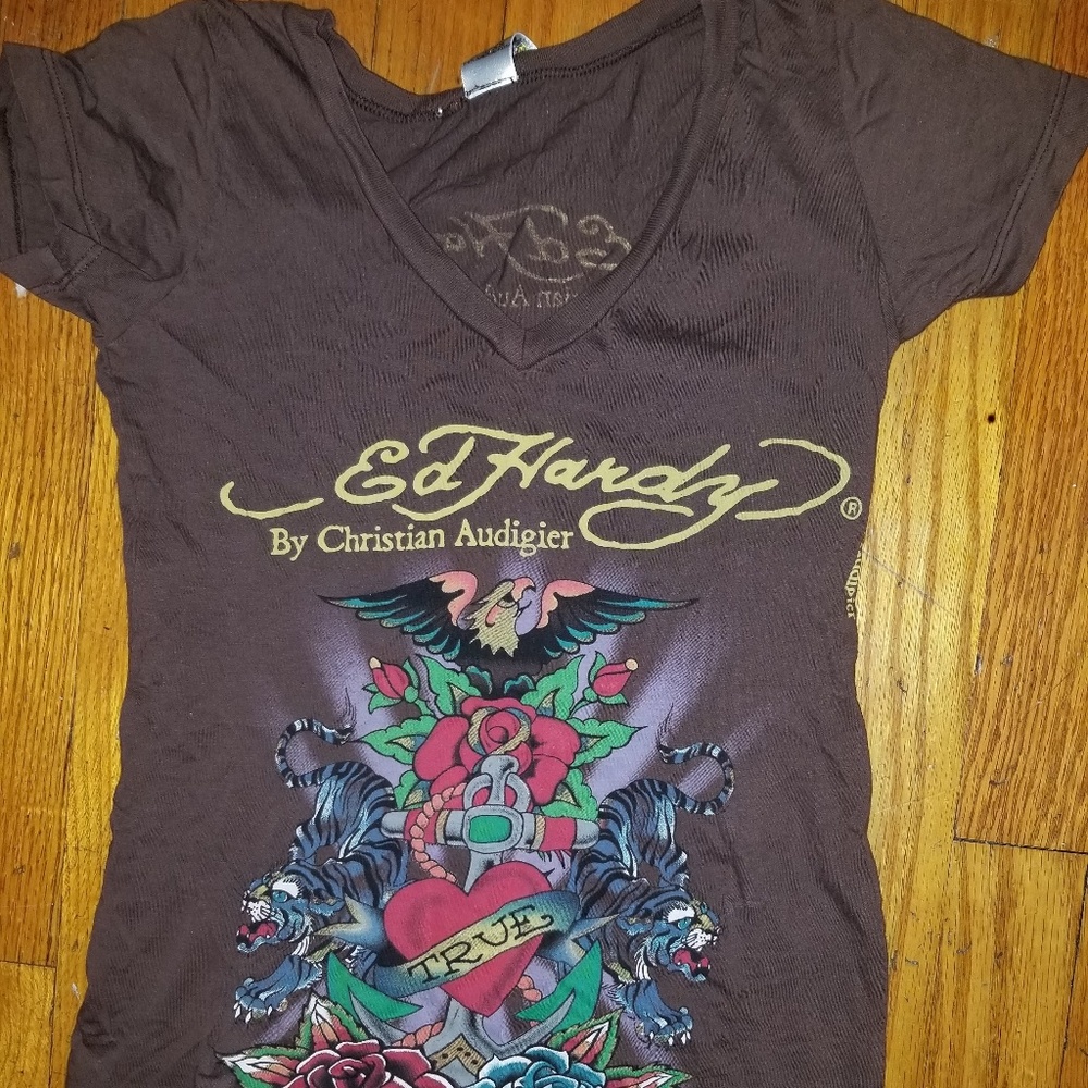 Women's Ed Hardy shirt extra small